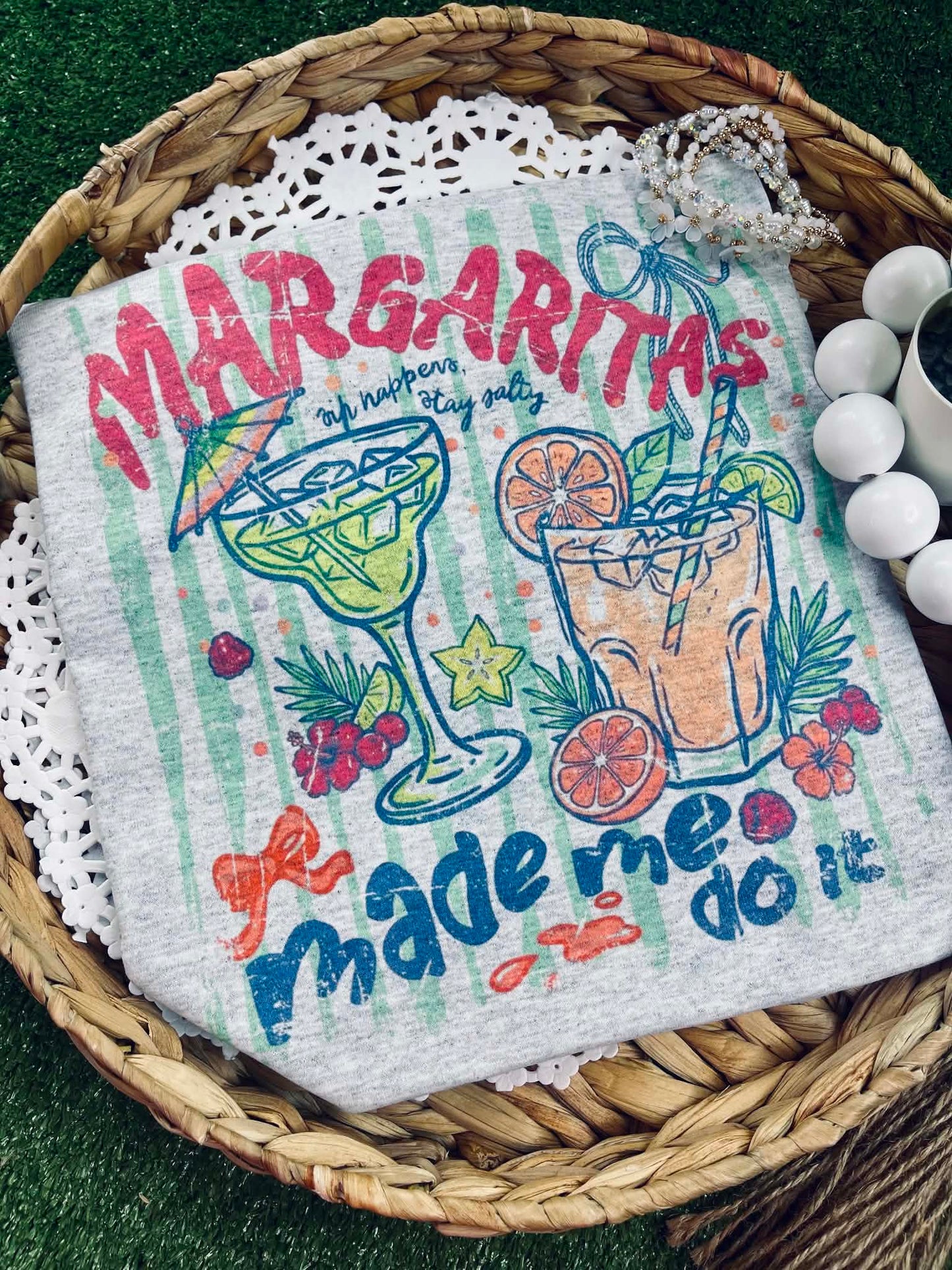 Margaritas made me do it(Gildan Tee)