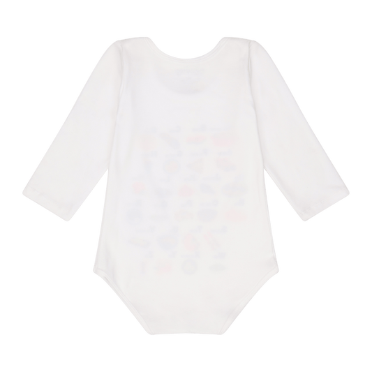 Alphabet Long Sleeve Baby Bodysuit | Multicultural Kids Wear