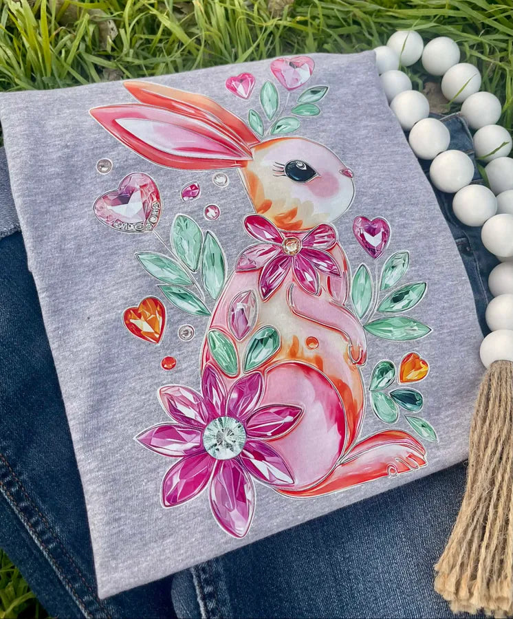 Gemstone Bunny (DTF Tee)