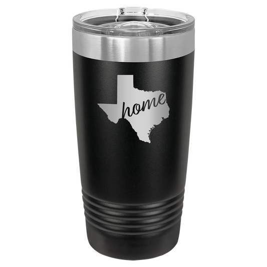 Texas Home 20 oz Tumbler | Black
