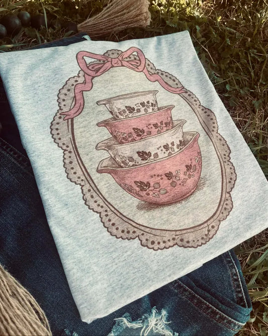Pink Gooseberry Pyrex (Gildan Tee)