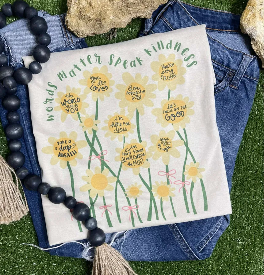 Words Matter Speak Kindness (Gildan Tee)