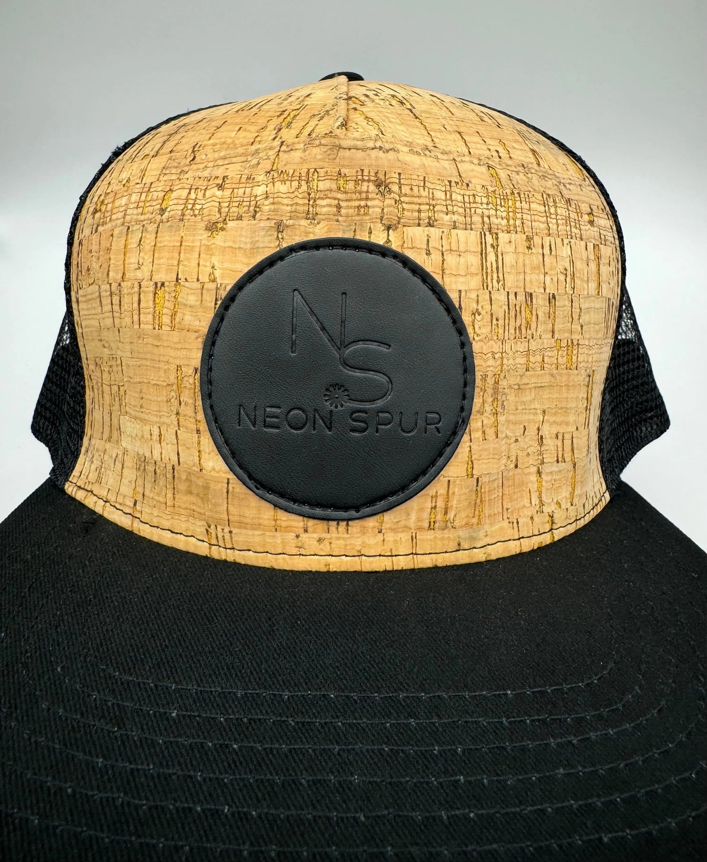Neon Spur Emblem Patch Cork Trucker Hat