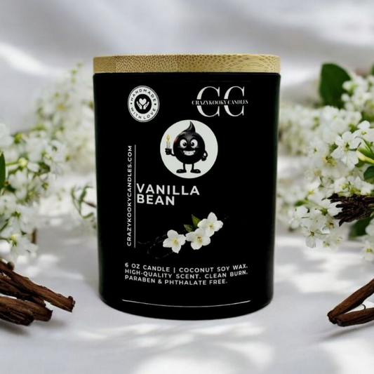 VANILLA BEAN - Funny Candle, Scented Coconut Soy Candle, 6oz
