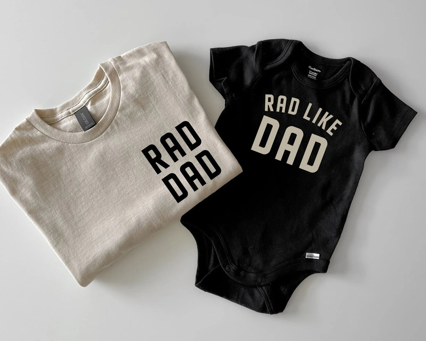 Rad Dad & Rad Like Dad Matching Set | Dad and Baby Outfit