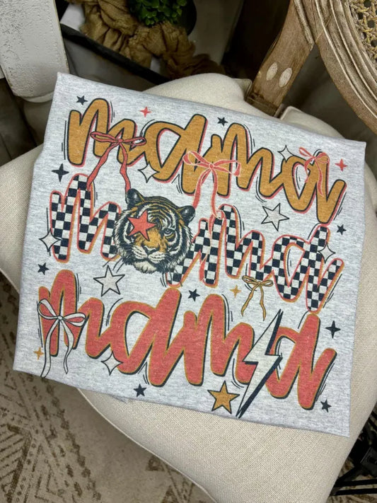 Mama Mama Mama with Tiger (Gildan Tee)