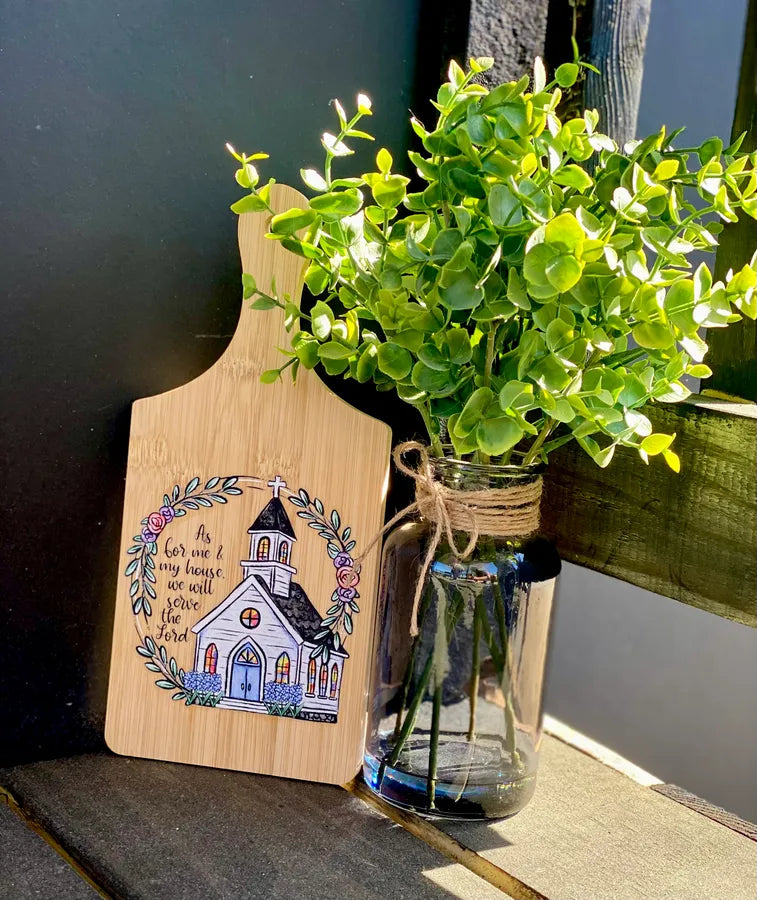 As for me and my house Cutting Board