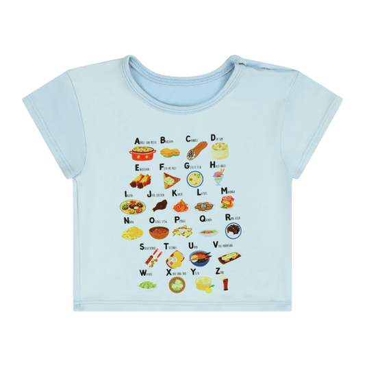 Infant Alphabet T-Shirt – Multicultural Baby Tee with Educational Print
