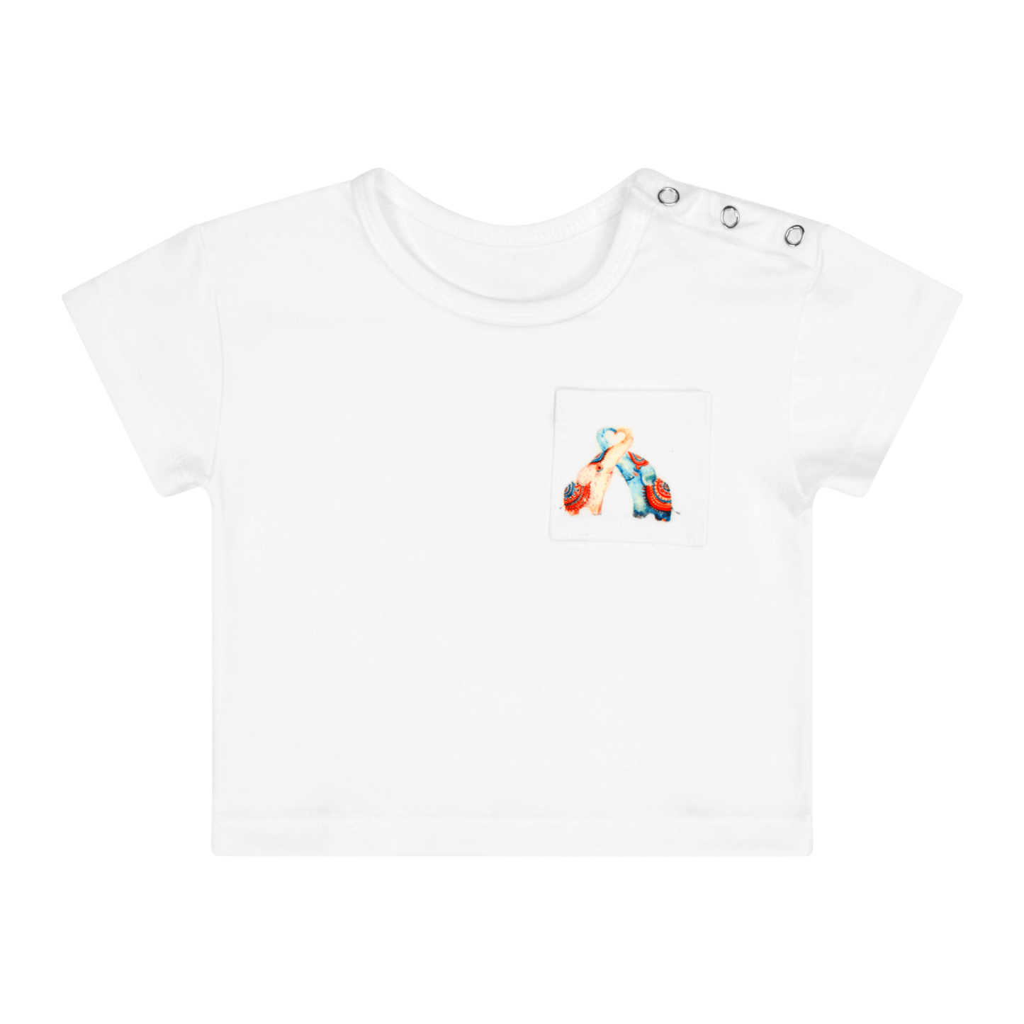 Infant Elefante Pocket T-Shirt – Toddler Elephant Print Tee