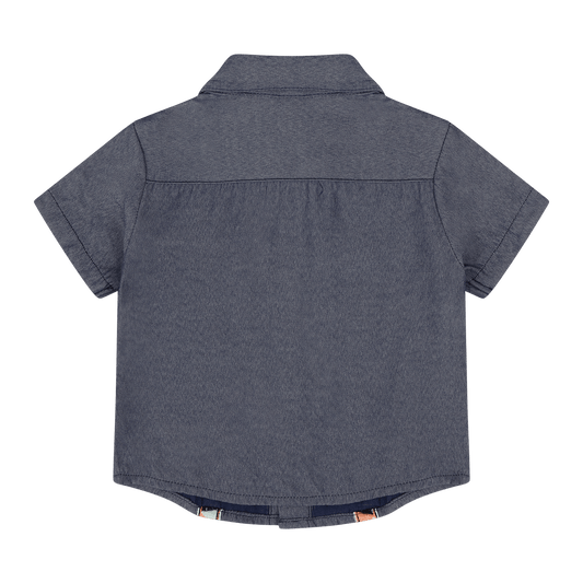 Baby Hemd Shirt – Short Sleeve Multicultural Button-Down for Kids