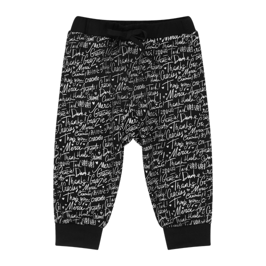 Infant Thank You Jogger – Multicultural Baby Jogger Pants