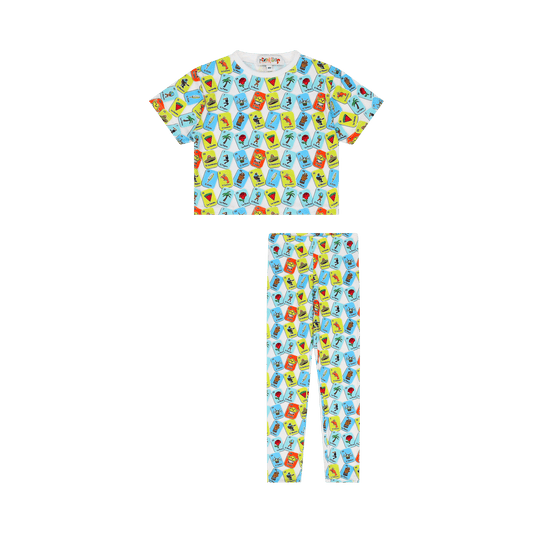 Lotería Shirt and Pants Set | Vibrant Multicultural Kids Outfit
