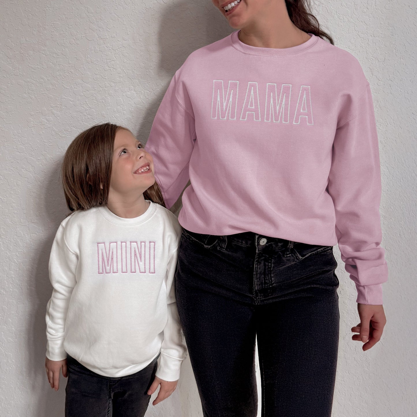 Mama & Mini Matching Sweatshirt Set | Mother Daughter Outfit
