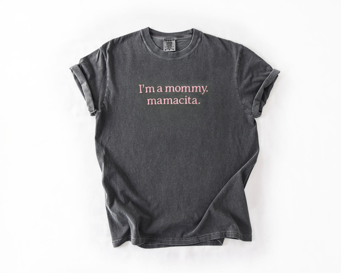 Embroidered Mamacita Shirt | Comfort Colors Oversized Mama T-Shirt